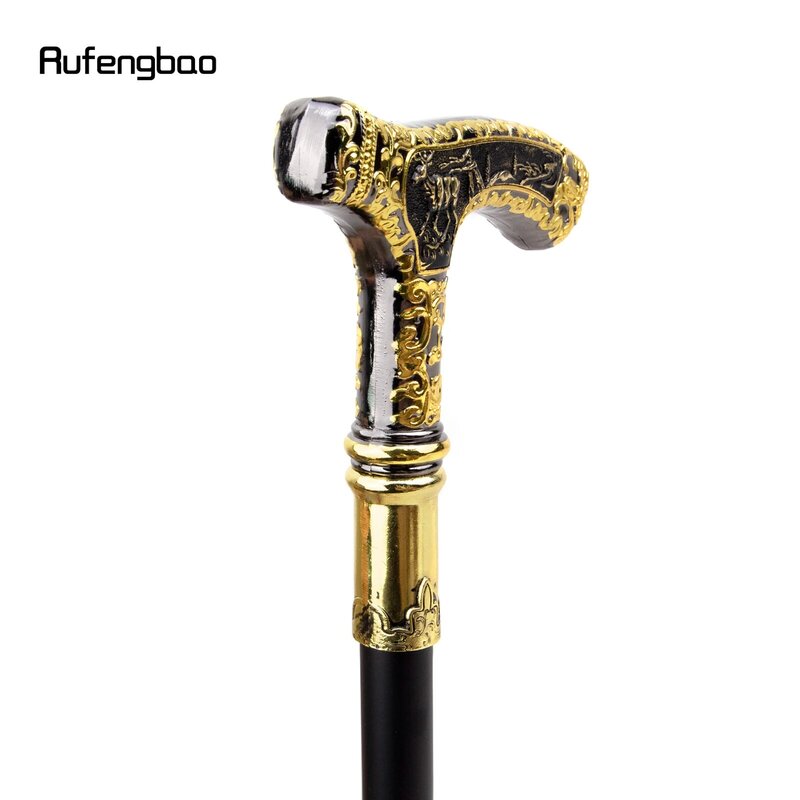 Золотая, черная, роскошная ручка в виде оленя, модная декоративная трость для ходьбы, джентльменская элегантная ручка, трость 90 см