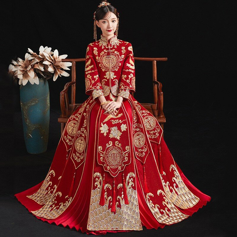 Neuer chinesischer Anzug mit schmaler Toast kleidung für Damen
