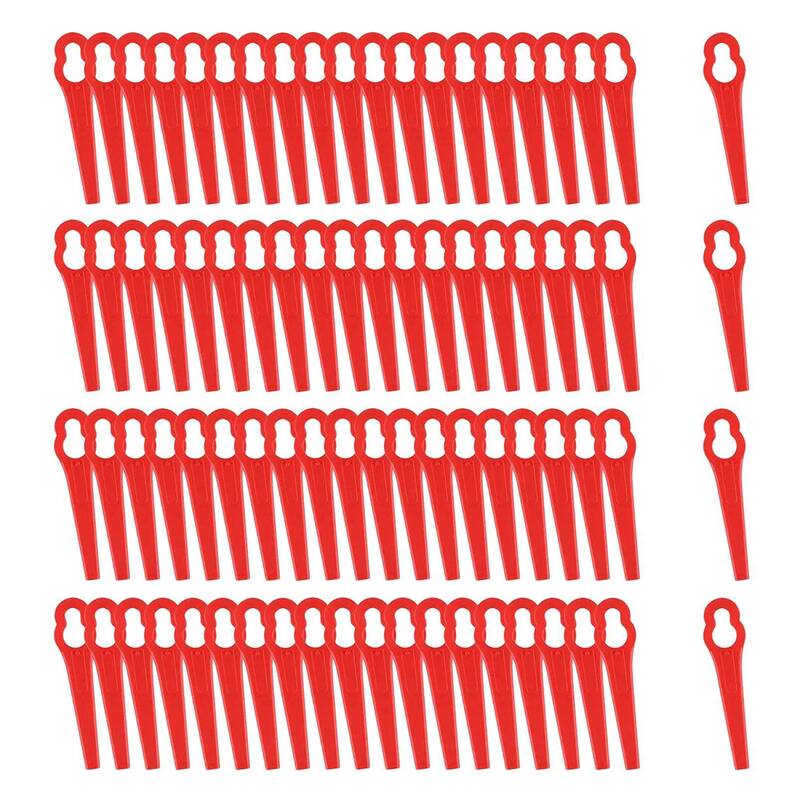 Cuchillas de plástico para cortacésped Bosch Einhell, hojas de repuesto para cortacésped, 80 piezas, 8,3 CM