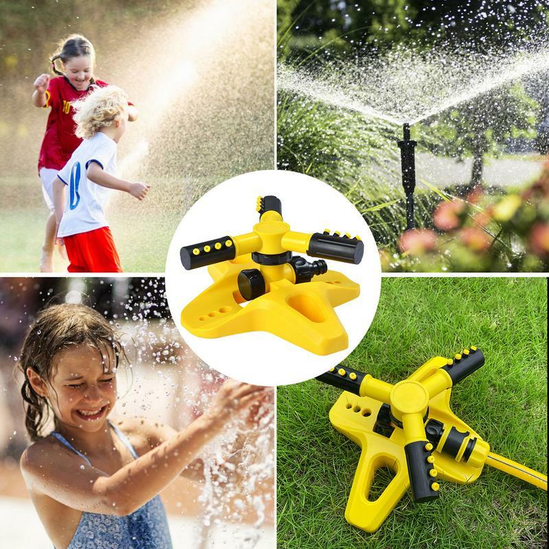 정원 물 스프링클러, 사용하기 쉬운 물놀이 뒤뜰 게임, 어린이 및 강아지용 훌륭한 야외 활동, 여름