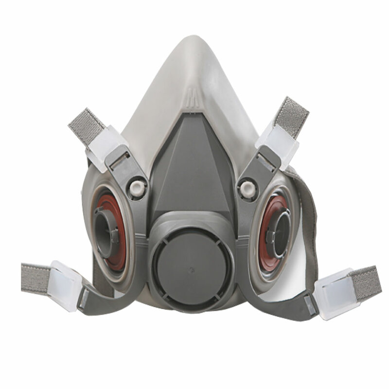 Maska przeciwgazowa odporna na kurz mgła 6200 Garnitur Przemysłowe malowanie półtwarzy Respirator natryskowy Pasuje do masek filtrujących serii 2091/6001