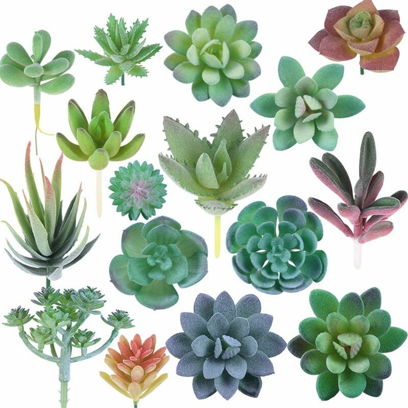 Mini bonsaï artificiel, 28 Styles, Mini plantes succulentes, décoration de jardin de maison, fausses plantes, ornement de salon, artisanat DIY
