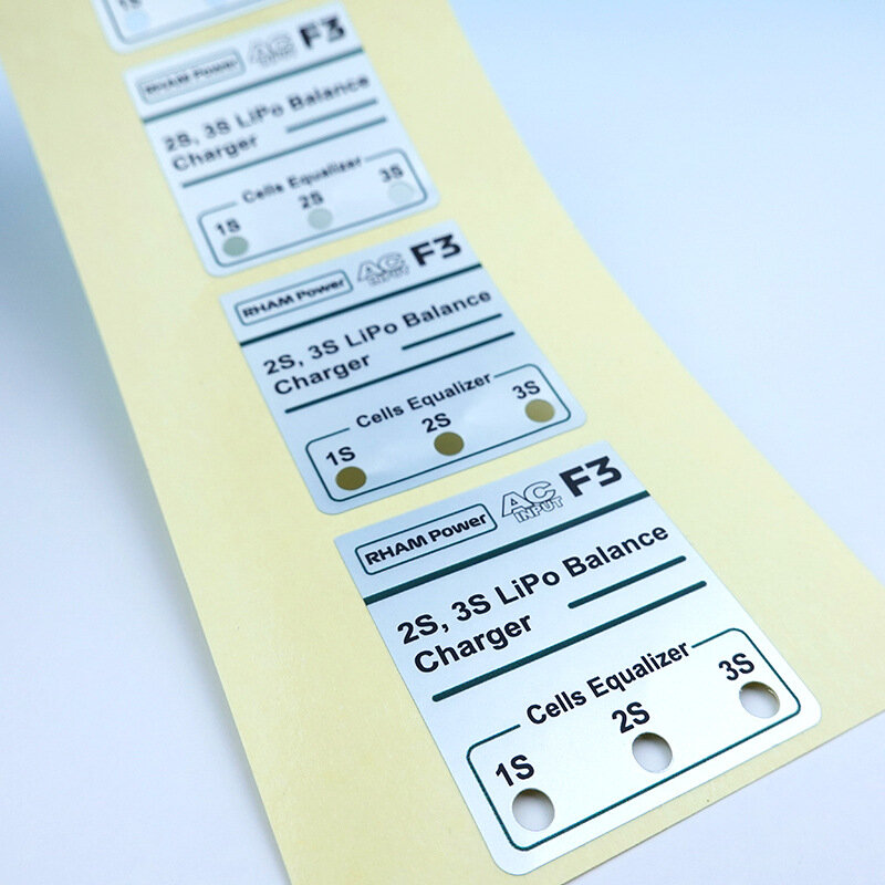 Etiquetas de código de barras personalizadas con logotipo personalizado, etiquetas adhesivas de oro plateado