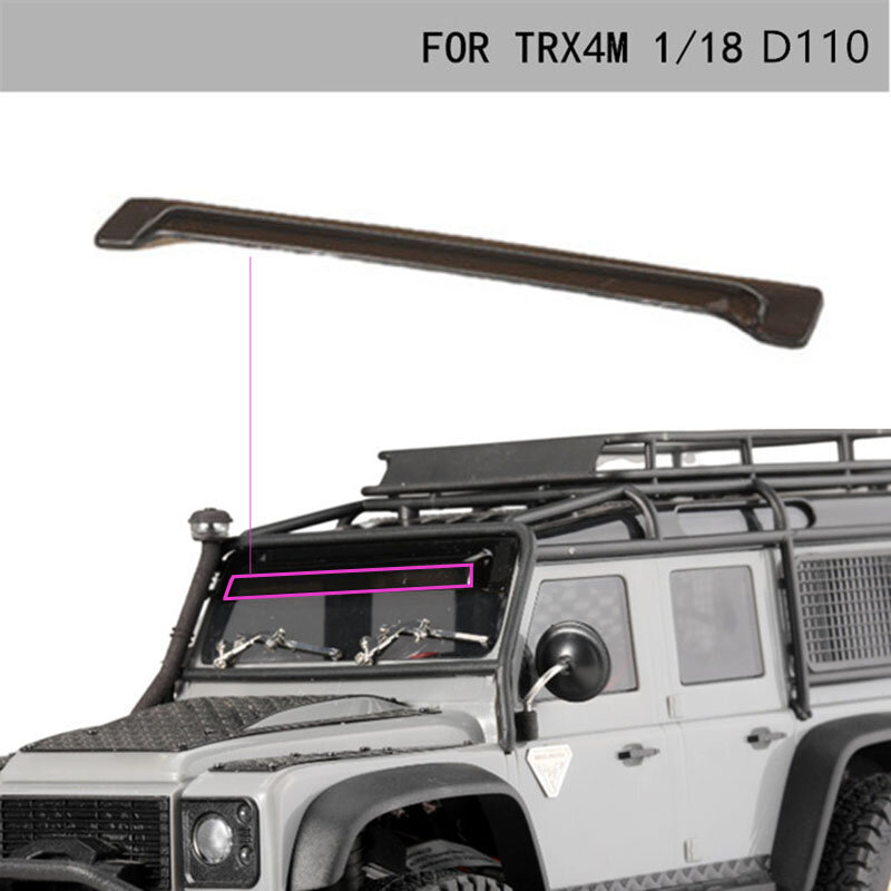 Simulation Acrylic Rain or Shine for 1/18 RC Crawler Traxxas TRX-4M Bronco Defender Upgrade Parts