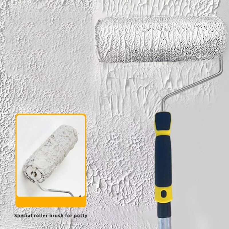 正確な石膏アプリケーション用の壁ローラーブラシ,ハンドルの取り付けが簡単,キャッチャーの代わり