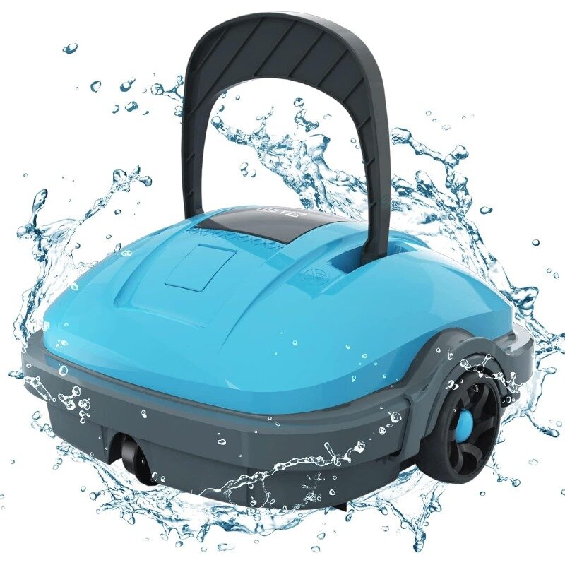 Wybot schnur loser Roboter-Pool reiniger, automatischer Pools taub sauger, leistungs starke Absaugung, Doppel motor, für oberirdisches flaches Becken