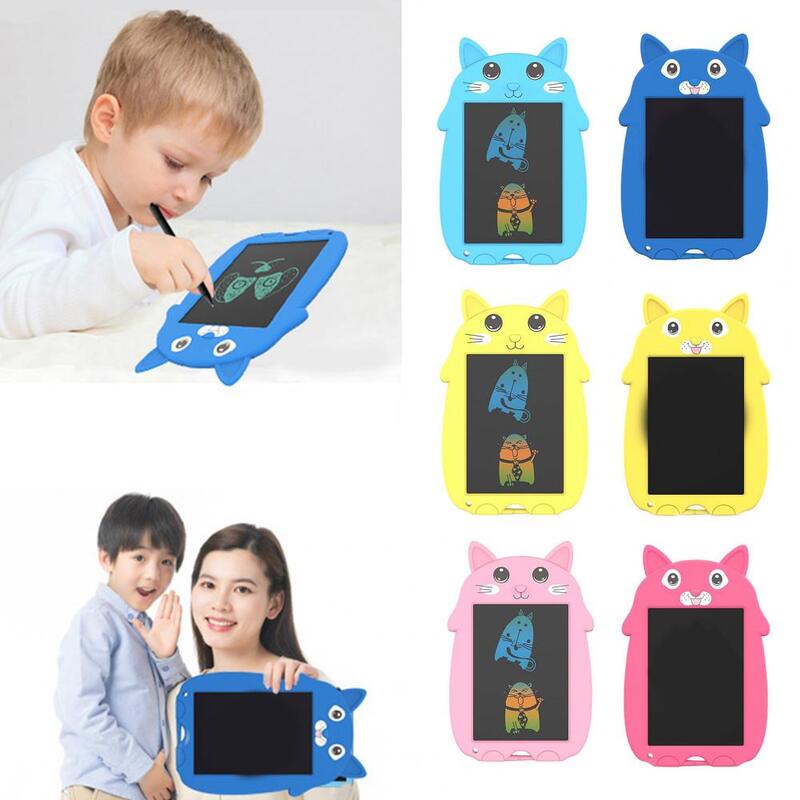 9-inch Drawing Board with Pencil Cartoon Dog Shape Portable LCD Screen One-key Erase Student Kids Educational Handwriting Pad