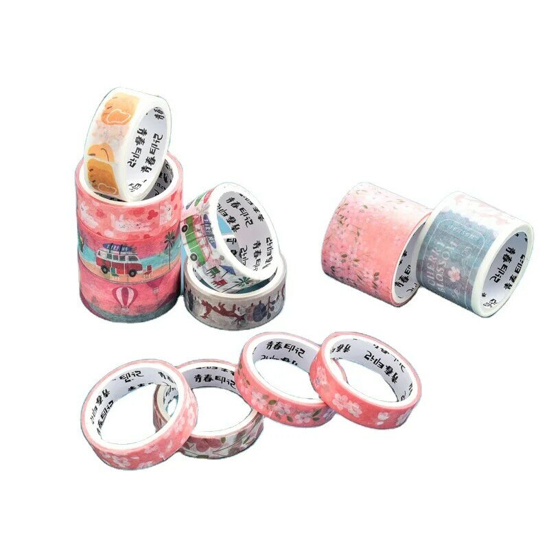 Kunden spezifisches product tape personal isiertes Design selbst klebendes Klebeband Farb dekoration Maskierung papier Aufkleber Washi Tape cus