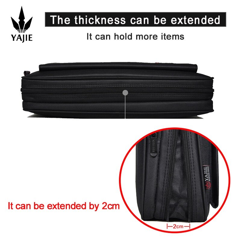 Business men's briefcase canvas waterproof large capacity 15.6 inches 14 inch laptop bag work bag business bag office messenger