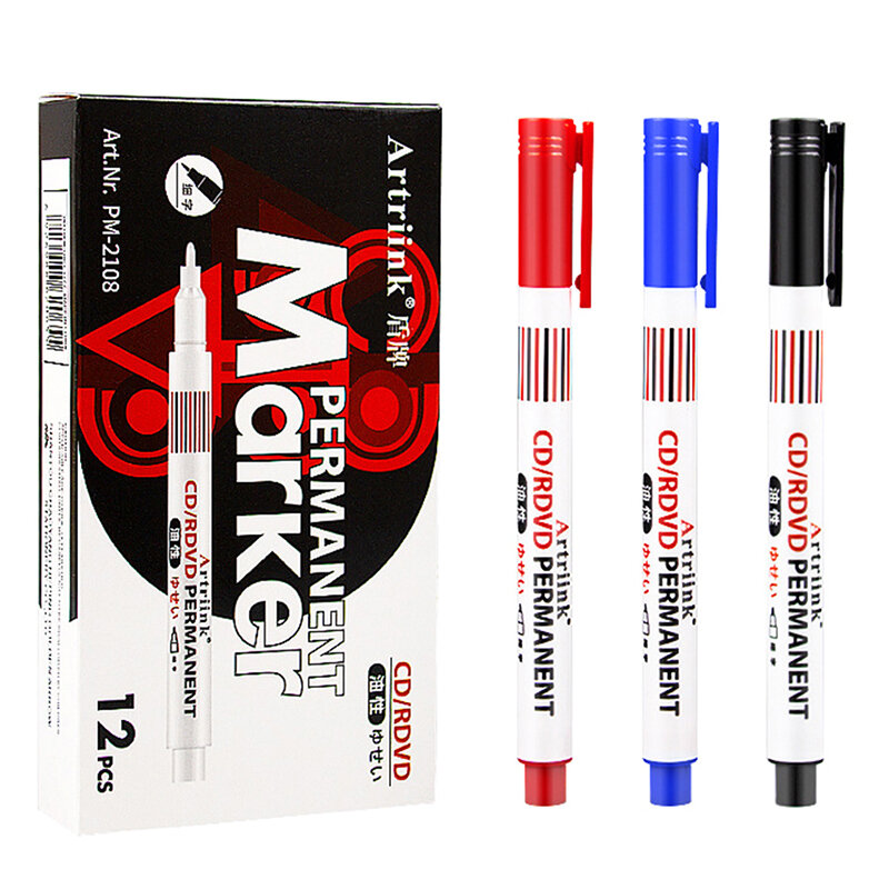 Black Blue Red Color Whiteboard Marker Pen Erasable Ink Writing on White Board Glass Office Meeting School Teaching