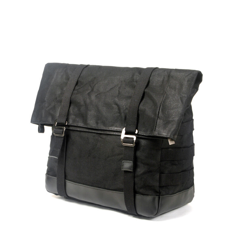 Mochila Impermeável para Motocicleta Retro, Locomotiva Side Bag, Montando Messenger Bag, Men's Travel Bag, cm300 500