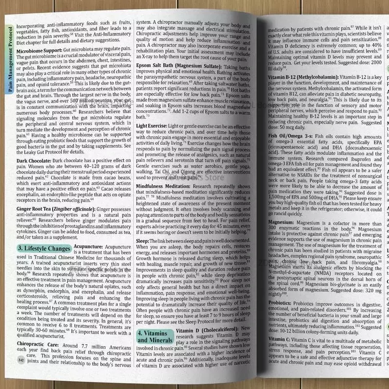 الدليل الشامل لبروتوكولات العافية ، كتاب الأمراض الشائعة ، غلاف ورقي إنجليزي ، صفحات داخلية ملونة
