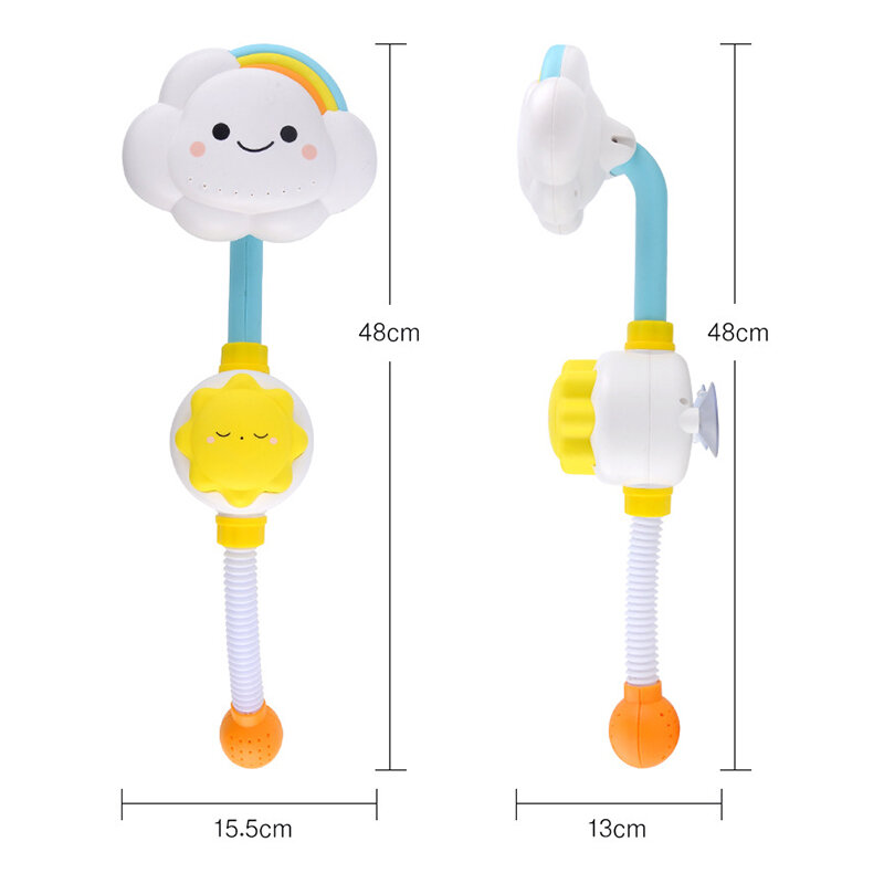 Bades pielzeug für Kinder Baby Wasserspiel Wolken Modell Wasserhahn Dusche Wassers prüh spielzeug für Kinder Spritzen Sprinkler Bad Babys pielzeug