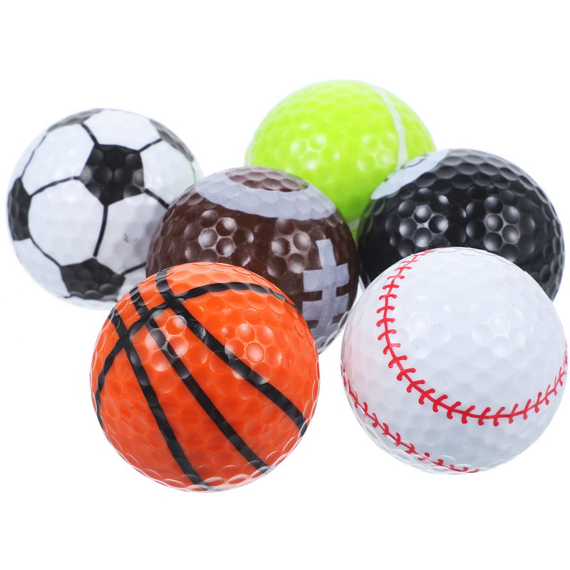 Kolorowe piłki golfowe dla kobiet akcesoria sportowe trening masowy guma syntetyczna do ćwiczeń