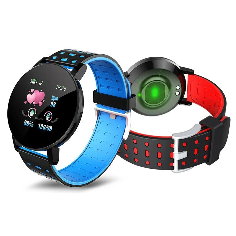 Reloj inteligente deportivo para niños, reloj Digital resistente al agua, Monitor de ritmo cardíaco, rastreador de Fitness, 8-16 años