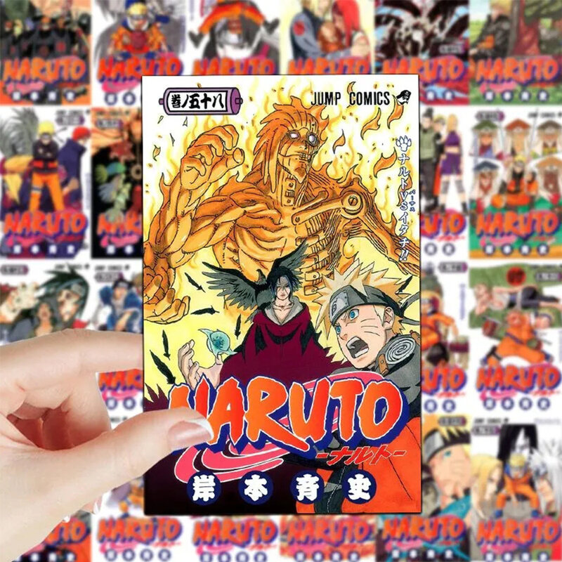 Naruto clássico anime adesivos, adesivos dos desenhos animados, graffiti, legal, para decoração do telefone, laptop, skate, diy, pacote de 10, 30, 60pcs