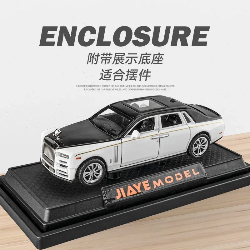 1:36 Rolls Royce Phantom sedan Diecast Alloy Pull Back Car Collectable Toy Gifts for Children F569