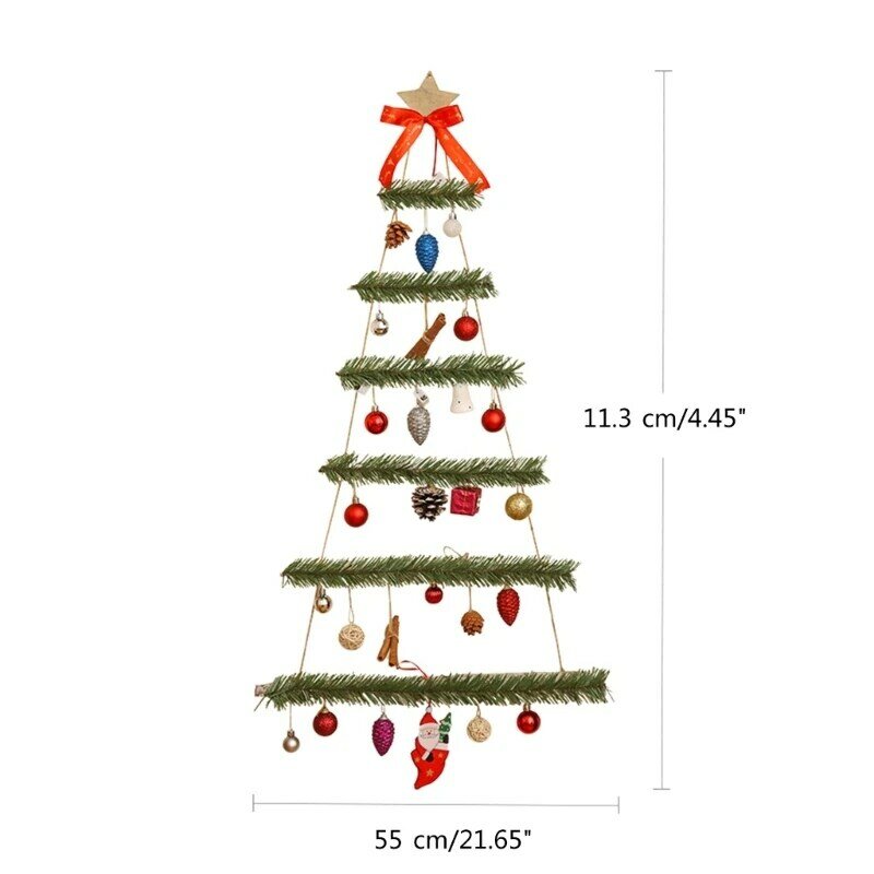 Kerstboomversiering DIY-kerstboomknutsel voor thuis of op werkplek