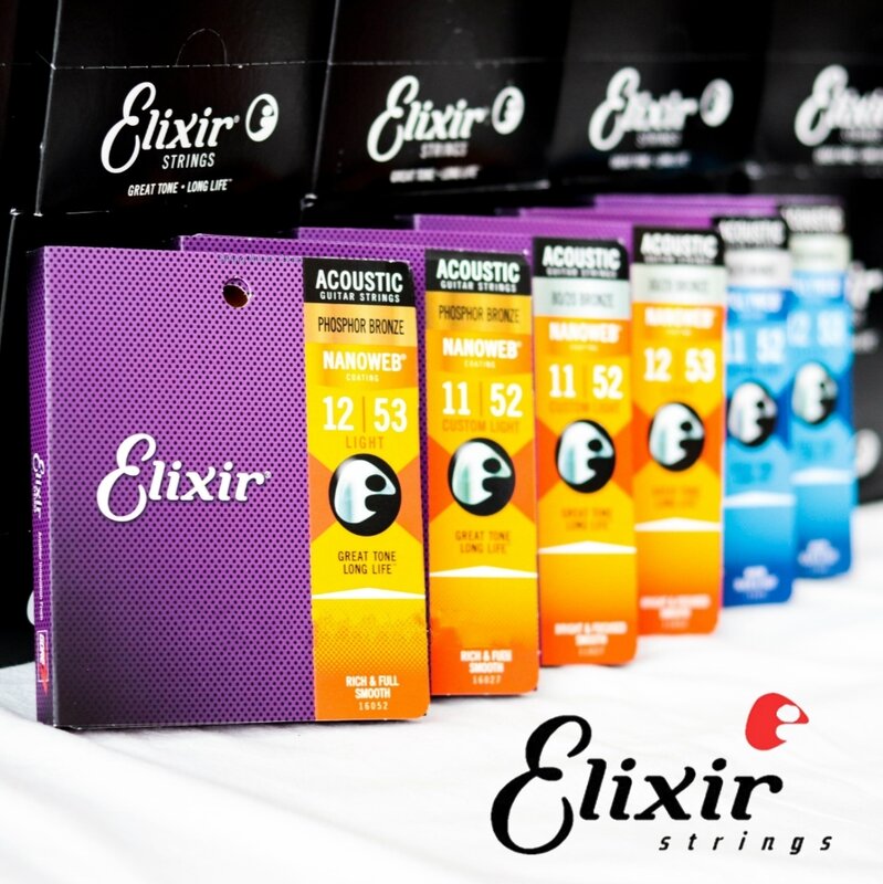 Elixir-電気アコースティックギター弦,楽器,ギターパーツ,16002, 11002, 16052, 12052, 12002, 19002, 12セット