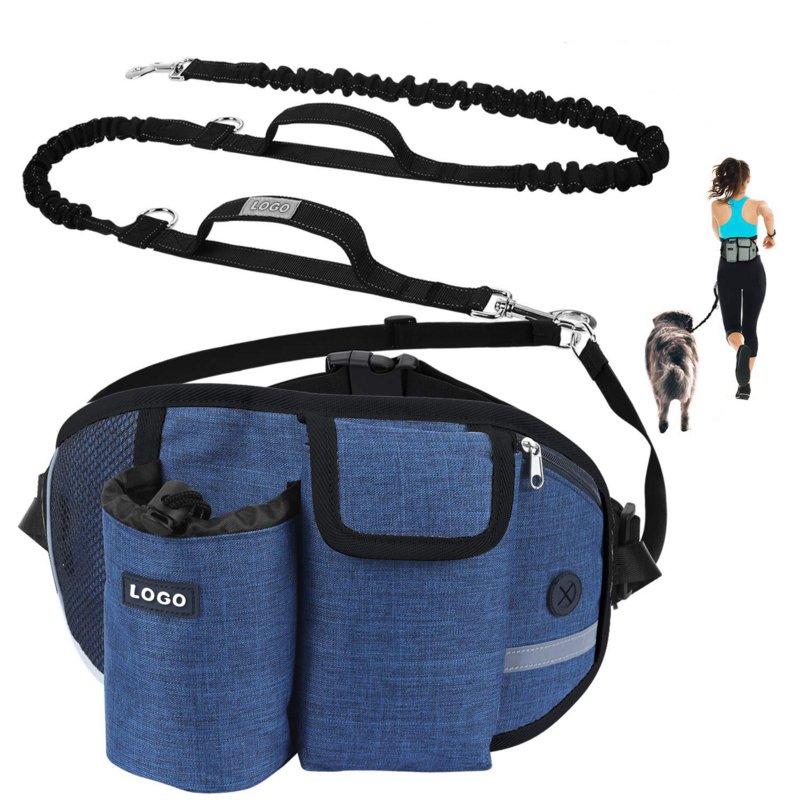 Dog Pet Walking Waist Treats Bag Trail Running Waist Pack For Phone Water Bottle Sports Running Belt Waist Bag For Women Men