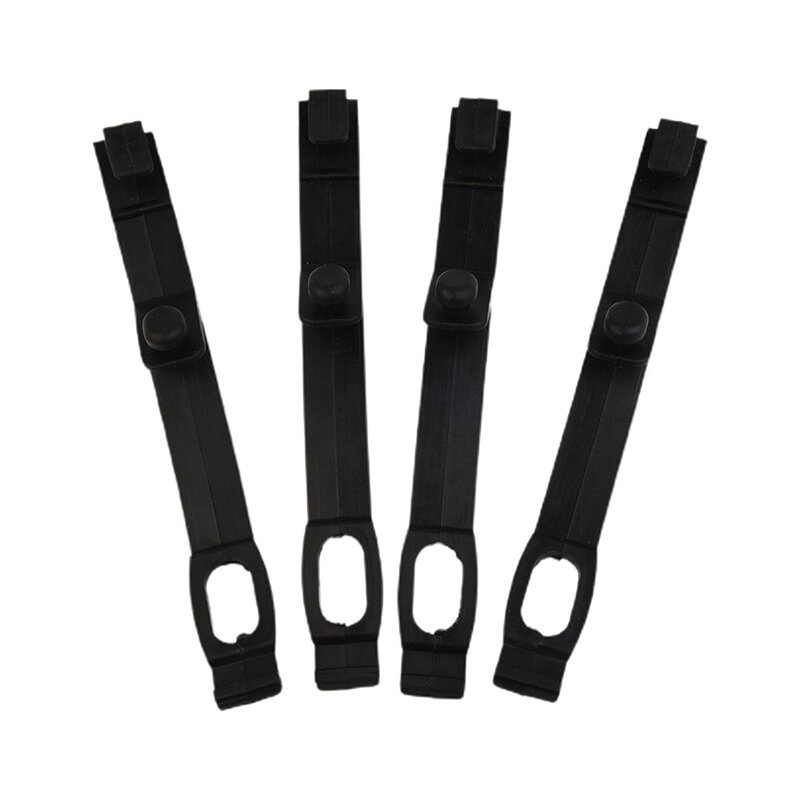 4 pezzi cinghie in gomma staffe di fissaggio per fari accessori in gomma cinturino per bici cinghie nere staffe attrezzatura universale