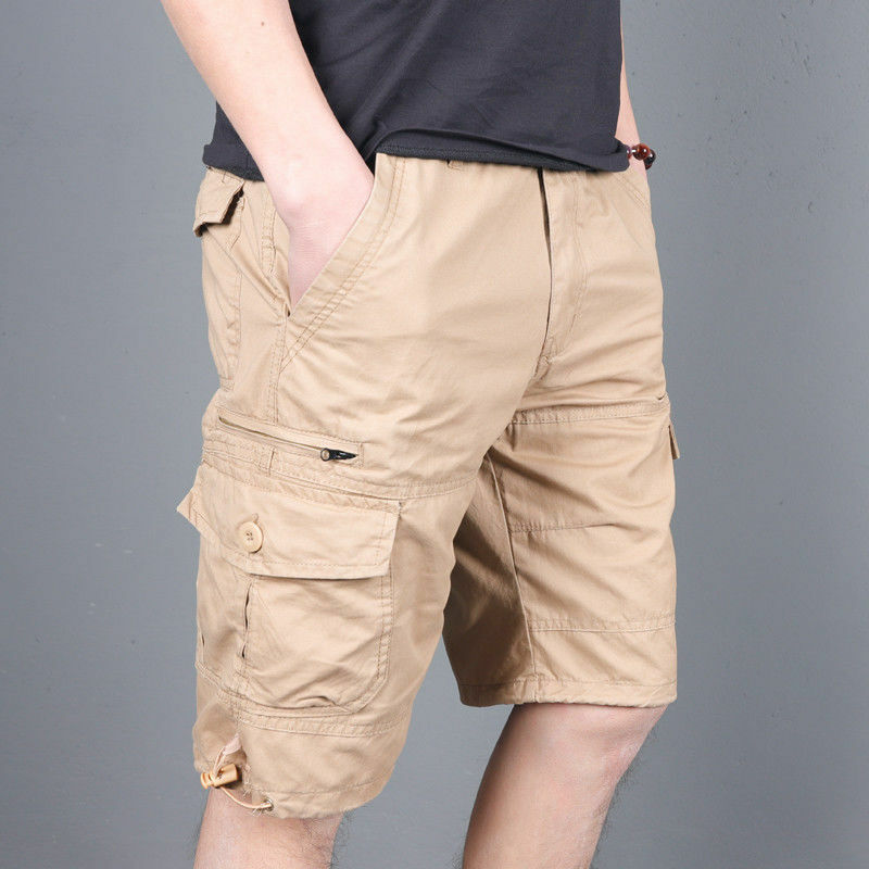 Męskie szorty bojówki Plus Size bawełniane spodnie na co dzień męskie kamuflaż wojskowy wojskowe spodenki do biegania taktyczne luźna praca 5XL