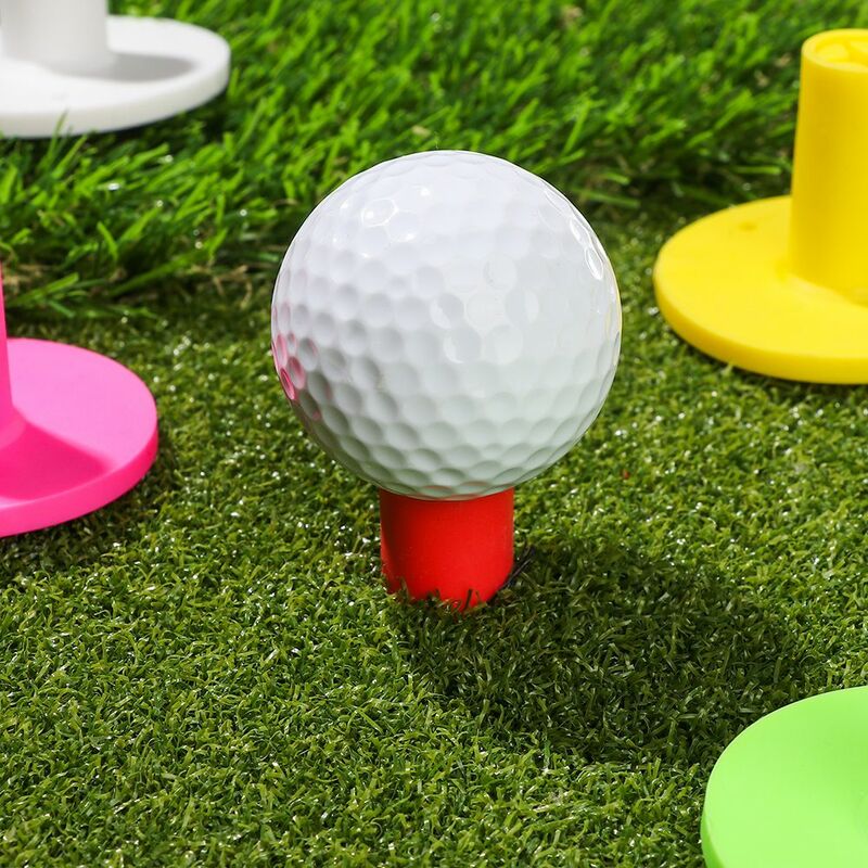 كرة الغولف تي شيرت حامل المطاط ، اكسسوارات الممارسة ، التدريب الملونة ، جزء رياضي دائم