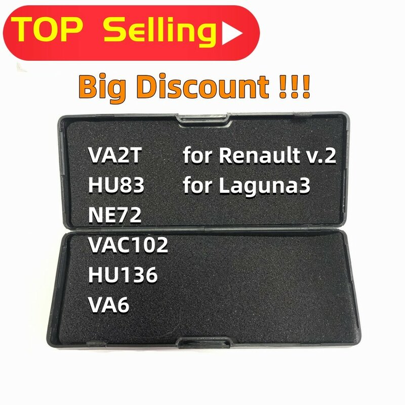 Lishi 2 w 1 narzędzie VA2T HU83 NE72 VAC102 HU136 VA6 dla Renault dla Laguna3 najlepiej sprzedający się typ