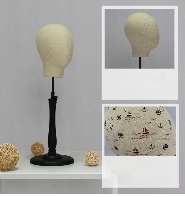 Cabeza de Maniquí de exhibición de peluca versátil y duradera para niños, soporte ajustable para accesorios de sombrero y bufanda