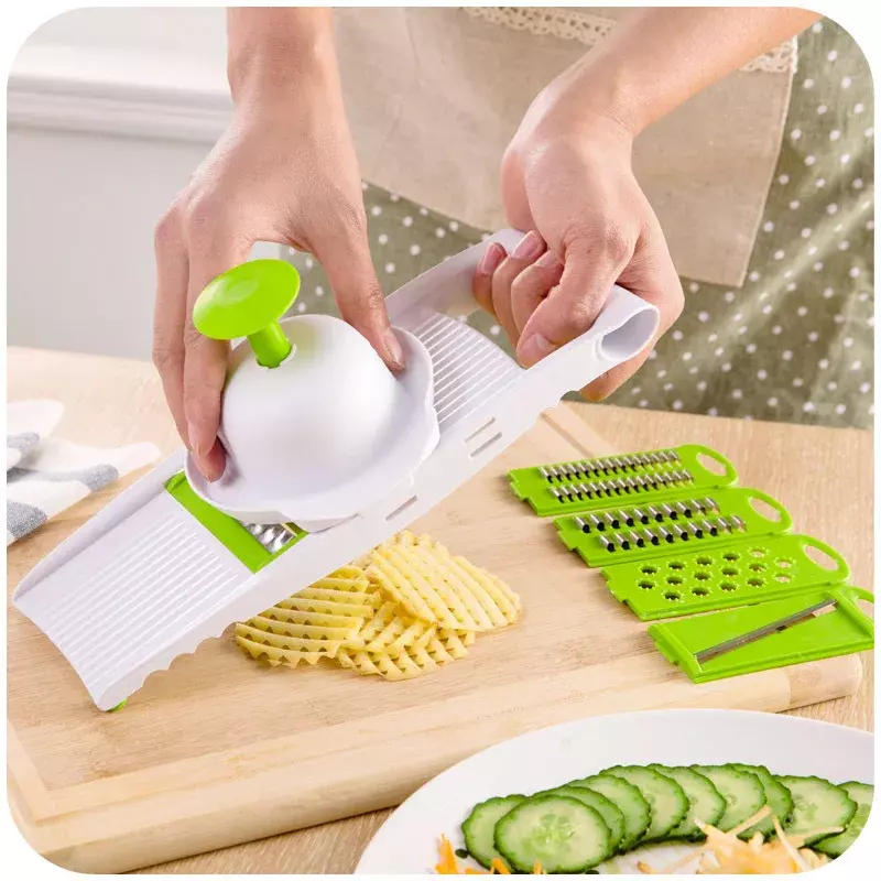 Rotation verdura frutta affettatrice taglierina rotonda grattugia per patate Spiralizer tritatutto per verdure cucina utensili per la casa