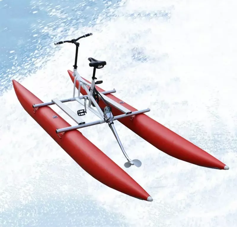 Bicicleta de agua inflable, equipo de deportes acuáticos, barcos de pedal, hecho en China, a la venta