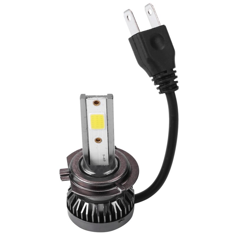Kit de Conversão Mini Faróis LED, Luz de Condução, Lâmpadas Baixas, DRL, 6000K, Branco-Plug and Play, H7, 1400W, 2 Unidades