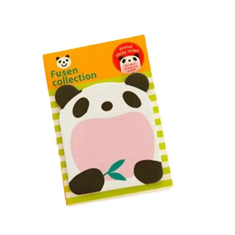 Animal dos desenhos animados Sticky Notes para Crianças, Tearable Note Book, Cute Memo Pads, Escola Notepad, Material de Escritório, Presentes, H7E7