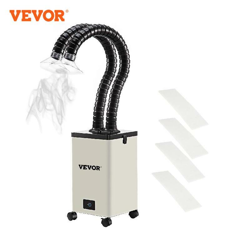 VEVOR-Extractor de humos de 80W y 150W, purificador de aire puro, filtros de 3 etapas, soldador de 3 velocidades, absorbente de humo dañino para reparación de soldadura