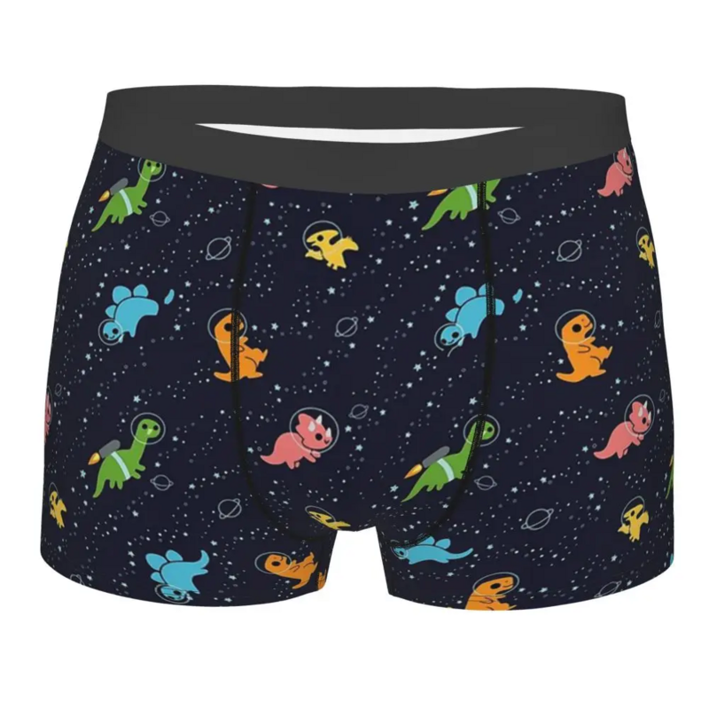 Dinosaur Dinosaurs In Space Underpants Breathbale Panties Male Underwear Comfortable Shorts Boxer Briefs