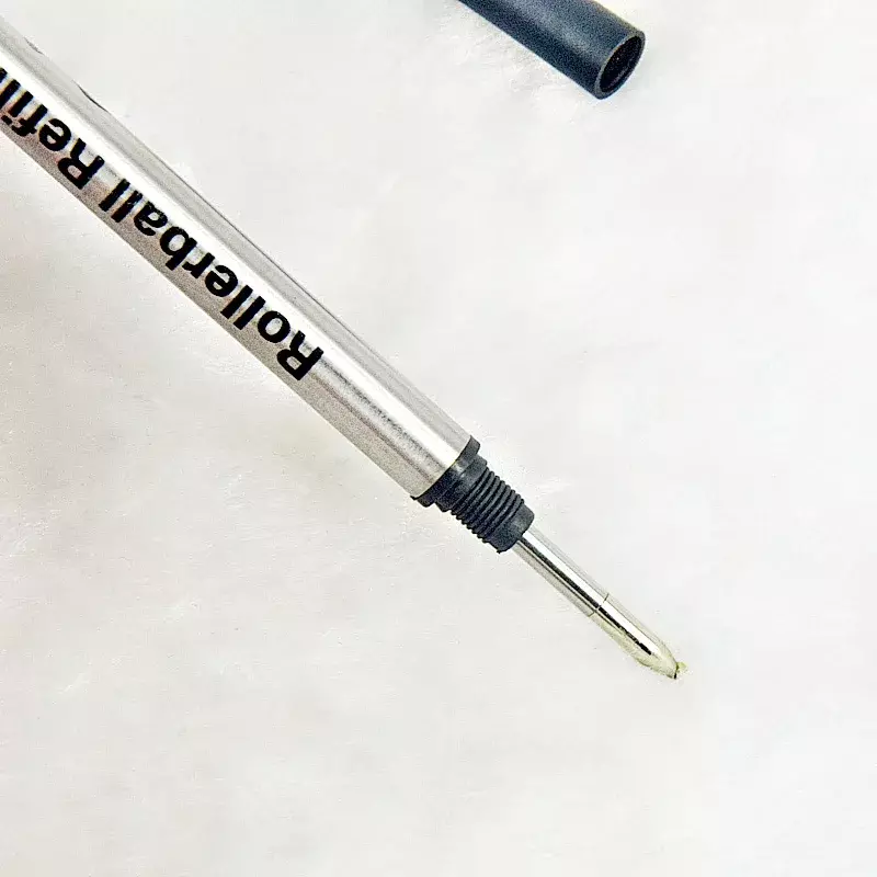 10 шт./партия, черные/синие стержни для ручки, 0,7 мм