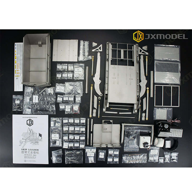 JXmodel 1/14 (JX-VL18U kit corpo caricatore-telaio escluso) modello idraulico valvola a quattro vie