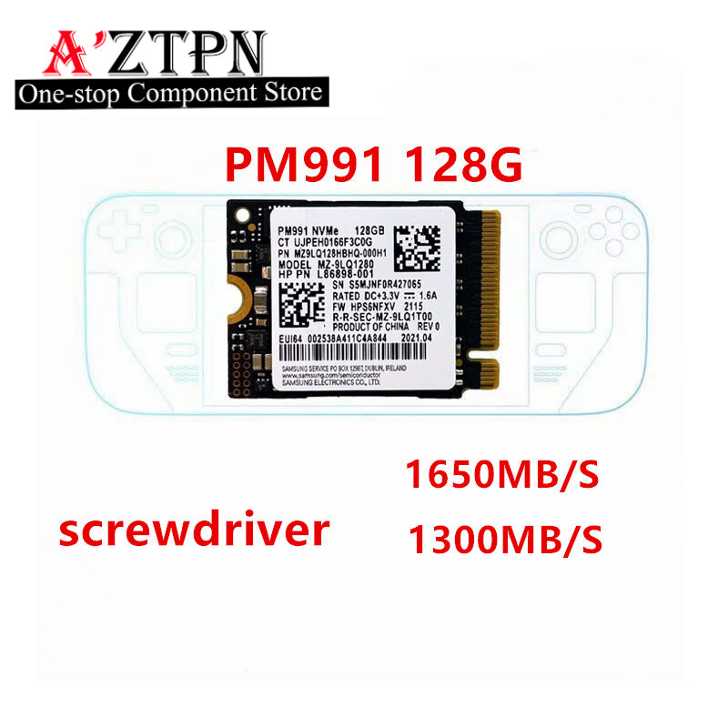 Original Samsung PM991 PM991A 128G 512G 1TB SSD 2230, Volume NVME M.2, Novo