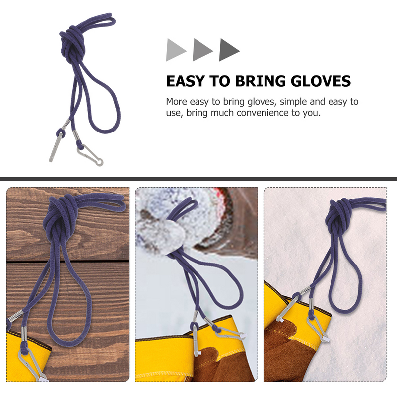 Anti-lost Phone Winter Gloves Strap Holder Winter Children's Ski Phone Winter Glovess Rope For Nylon Toddler Kids
