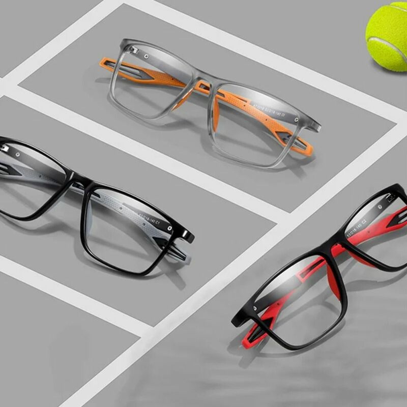 目の保護アンチブルーライト近視メガネ、超軽量青色rayブロッキング、tr正方形処方箋メガネ、スポーツグラス
