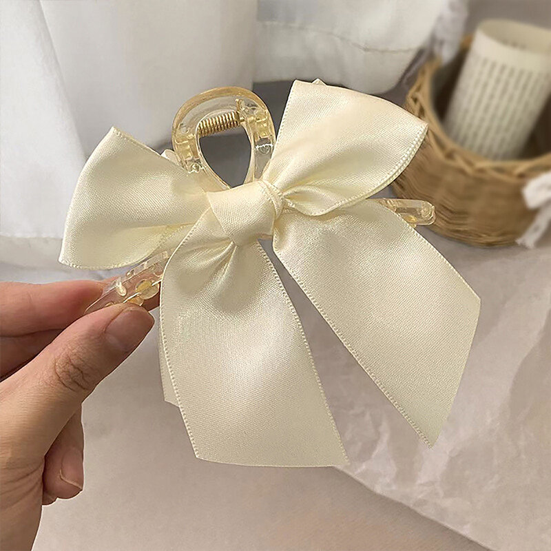 Corea Sweet ig Bow Hair Claw Clips Bowknot Hairclips Hairclips per Lovely Girls Clamp Hairpin accessori per capelli
