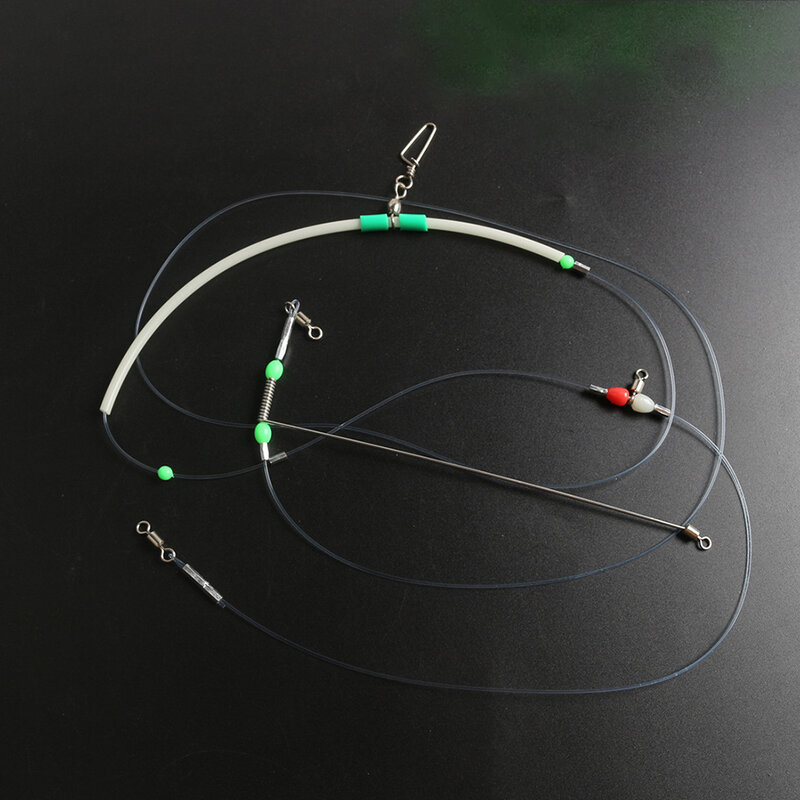 Optimize Your Fishing Experience Sea Fishing Accessories Group with Luminous Fishing Line and Different Hook Variants