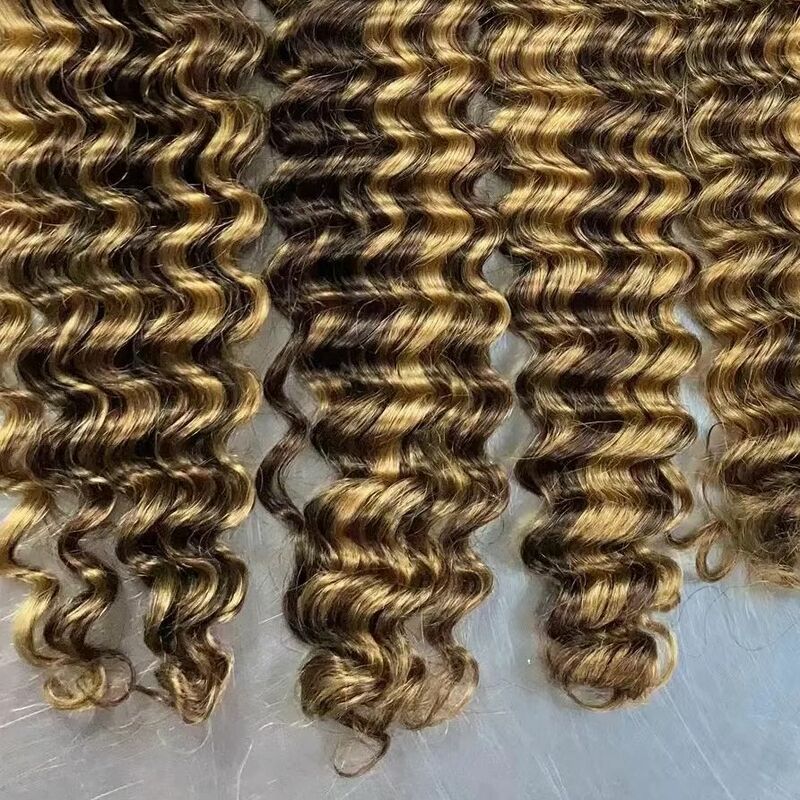 300g Human Hair Bulk Deep Wave for Braiding Deep Curly 16-28inches Remy Hair Extensions Virgin 100% Cabelo humano