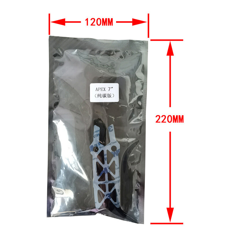 Kit bingkai serat karbon 315mm RC, 7 inci 5.5mm bingkai lengan mm untuk Drone balap APEX FPV gaya bebas RC