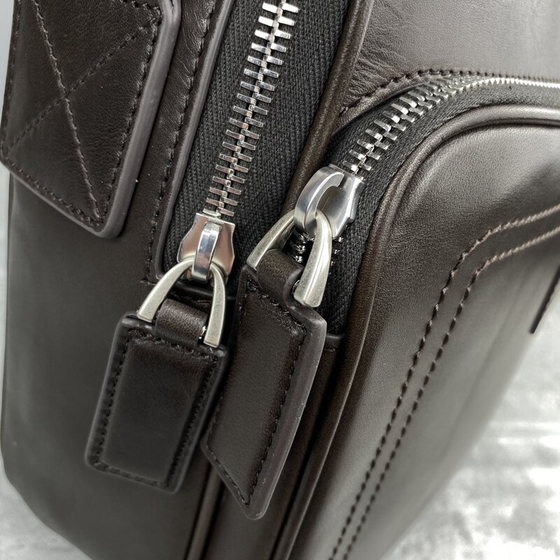 Nowa męska torba na ramię marki B jednoosobowa konstrukcja modne w paski biznesowa torba Crossbody wysokiej jakości męska plecak Messenger Bag