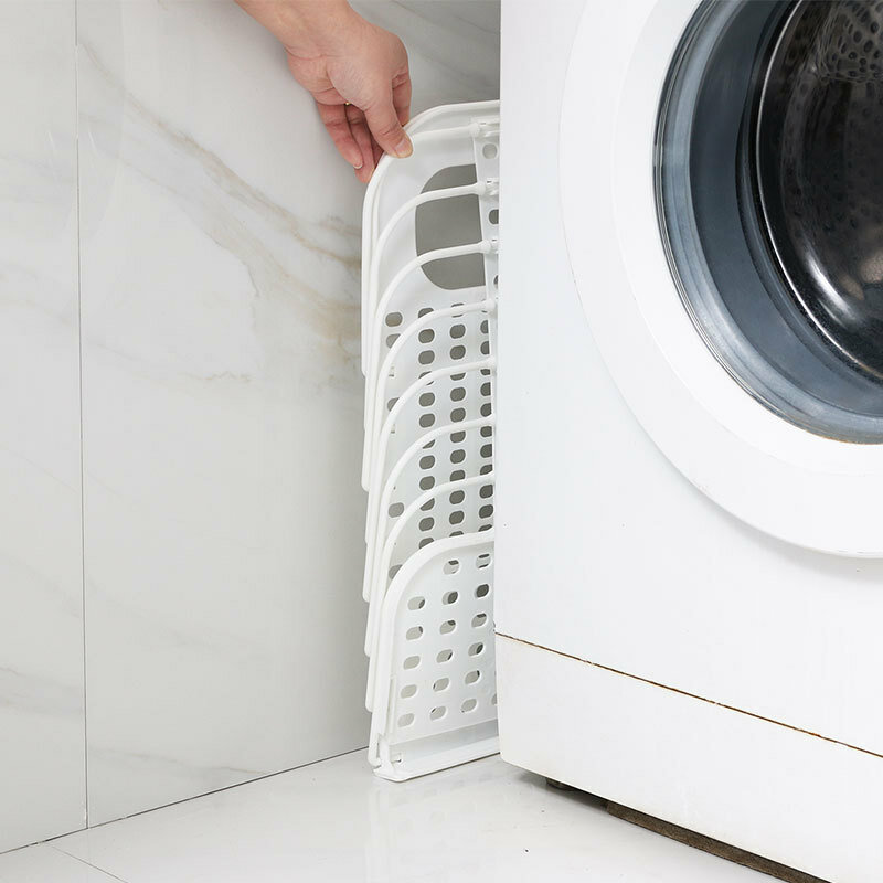 พลาสติกแบบพับเก็บได้สำหรับซักรีดในห้องน้ำตะกร้าสำหรับเสื้อผ้าสกปรกติดผนัง