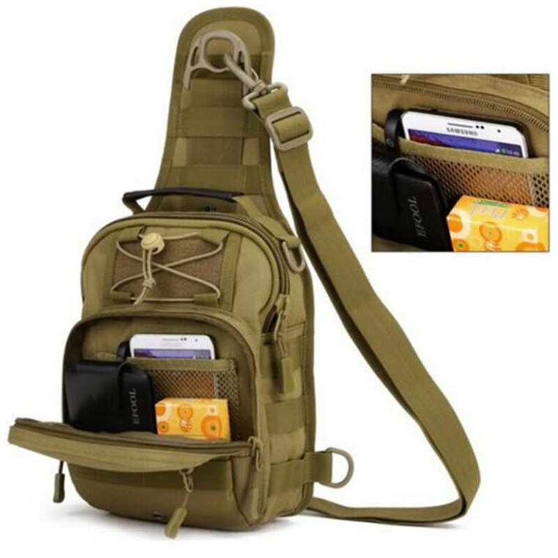 Torby męskie wojskowy Nylon taktyka klatka piersiowa torby na ramię modna torba damska torby kempingowe torba podróżna