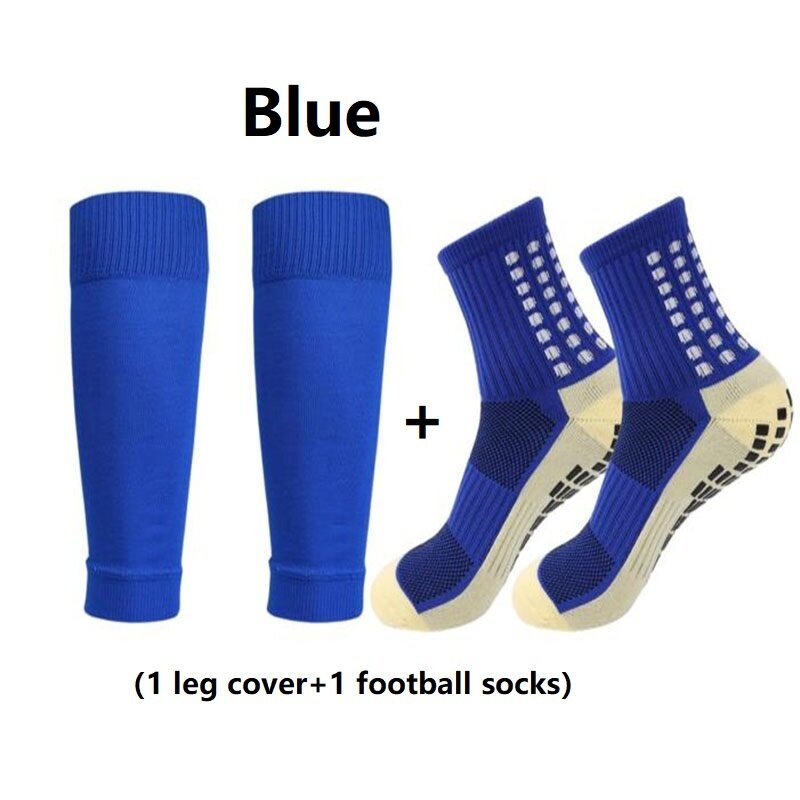 Calcetines deportivos antideslizantes para hombre y mujer, medias protectoras de alta calidad para fútbol, tenis y baloncesto, 1 Juego