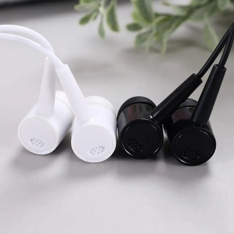 Earbuds intra-auriculares com microfone, acessórios para fones de ouvido com fio, alta qualidade, C6Z2, 2 cores opcionais, 3,5mm