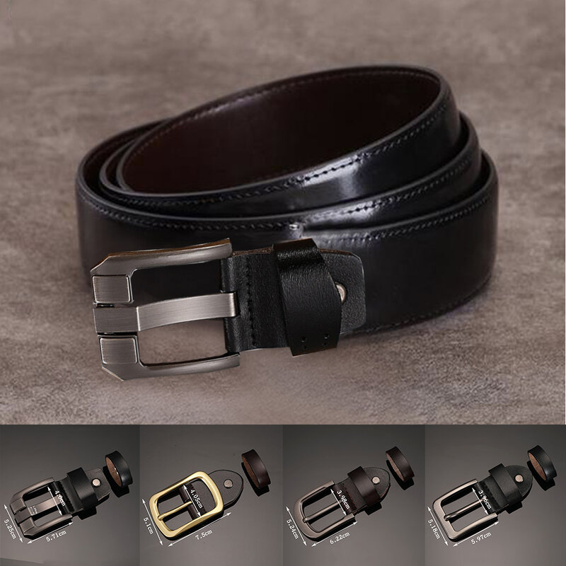 1Pc Men's Alloy Belt Head Multiple Styles Fashion Waistband Buckles DIY Replacement Pin Buckle Belts Leather Craft Accessories